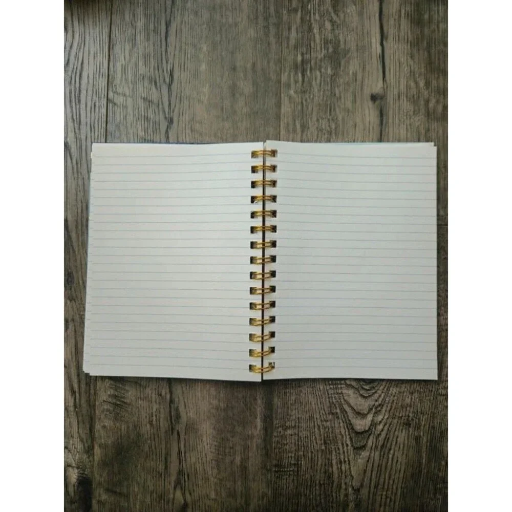 Wonder Woman Spiral Notebook Journal DC Comics Gold Coil Lined Pages